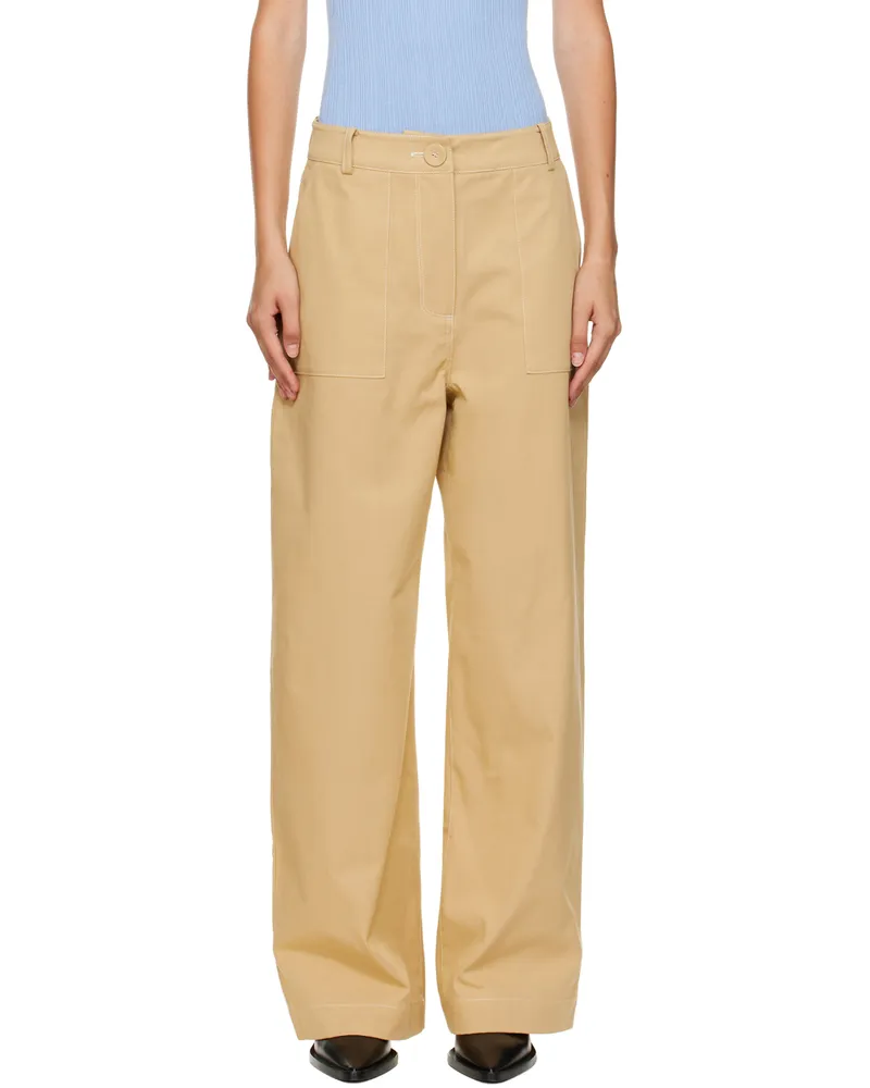 Anna Quan Tan Joseph Trousers Clay