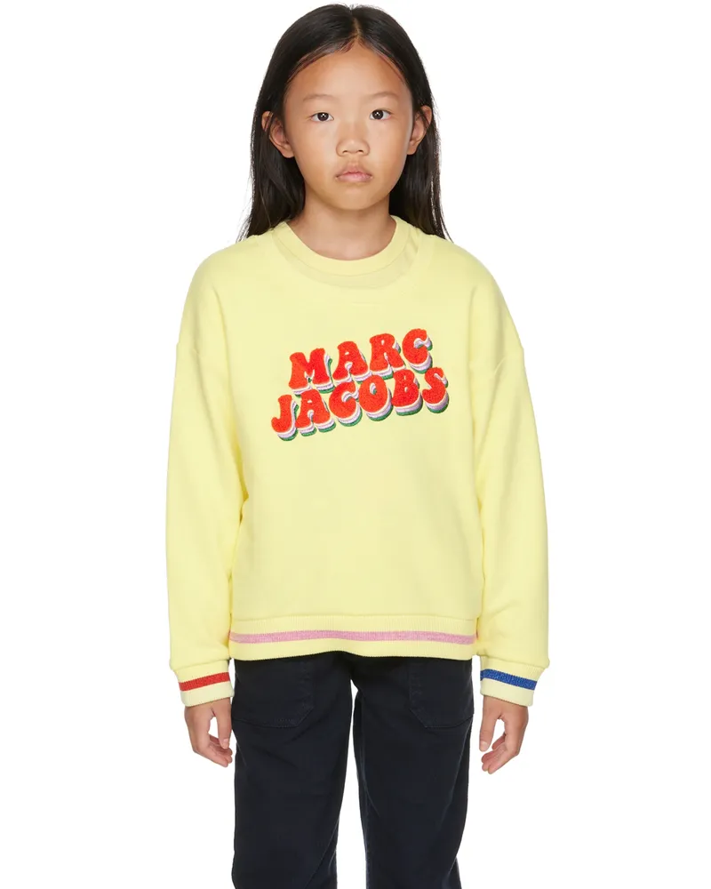Marc Jacobs Kids Yellow Cosmic Nature Sweatshirt 513