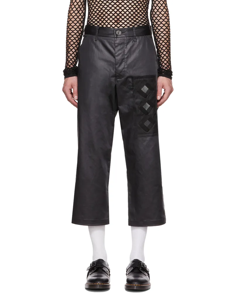 Song For The Mute Black Work Trousers Black