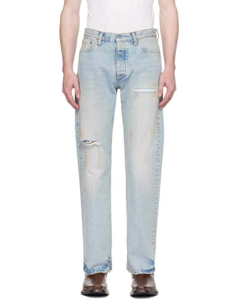 Hope Blue Bootcut Jeans Dirty