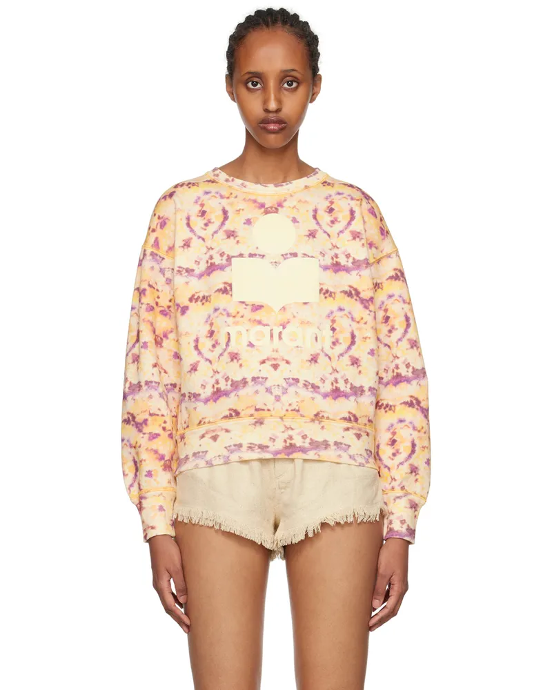 Étoile Isabel Marant Yellow & Purple Mobyli Sweater 10yw