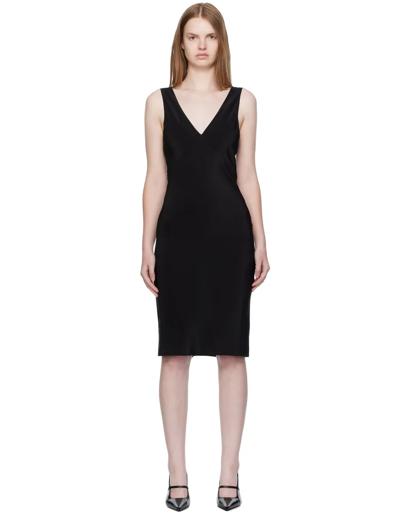 Paris Georgia Black Elemental SJP Slip Dress Black