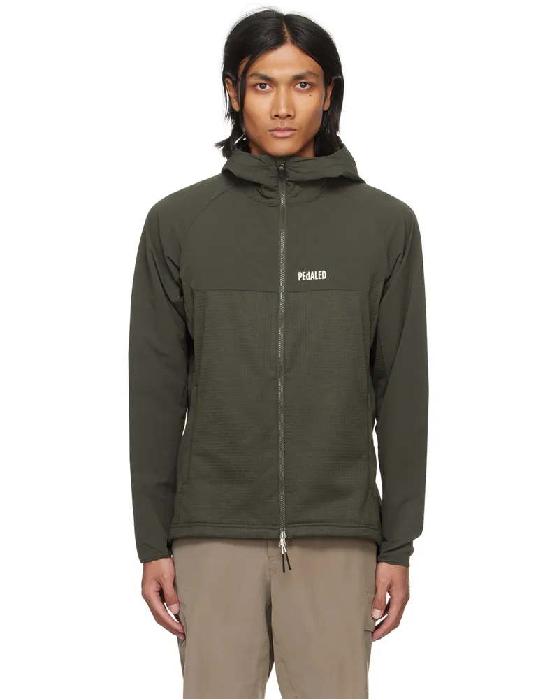 PEdALED Gray & Green Jary Jacket 45pe