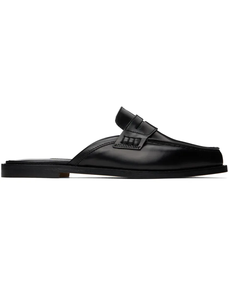Manolo Blahnik Black Perritamu Mules 12