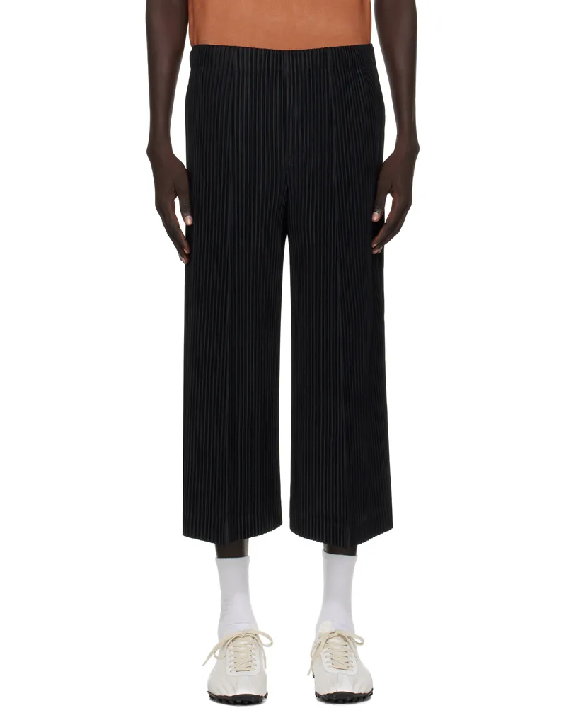 Issey Miyake Black Monthly Color June Trousers 15-black