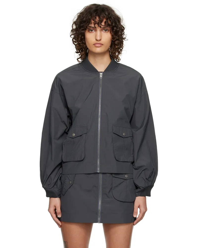 ksubi Black Elemental Bomber Jacket Black