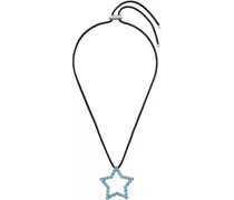 SSENSE Exclusive Black & Blue Star Necklace