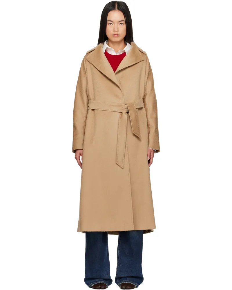 Max Mara Tan Ovatta Coat 019