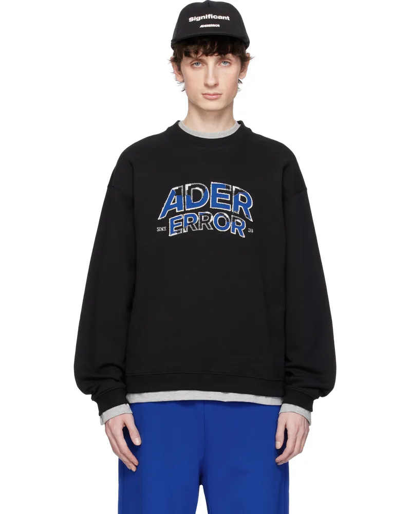 Adererror Black Edca Product. 45 Sweatshirt Black