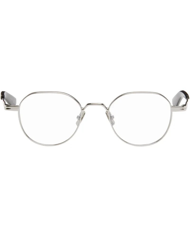 Saint Laurent Silver SL 730 Glasses Silver-silver-transp