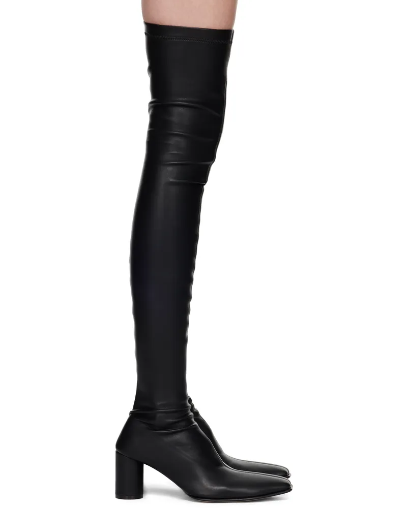 Maison Margiela Black Over-The-Knee Tall Boots T8013
