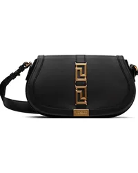 Versace Black Greca Goddess Bag 1b00v