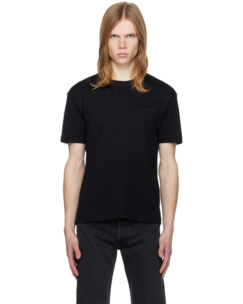 A.P.C. Black Lewis T-Shirt Lzz