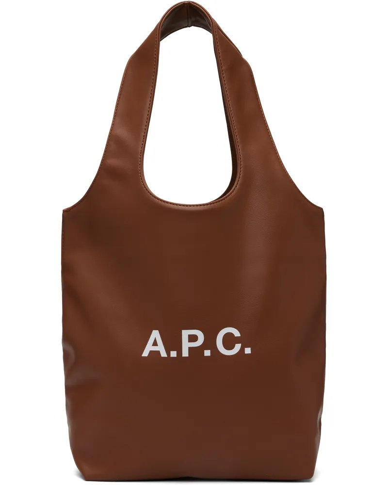 A.P.C. Brown Ninon Small Tote Cad