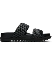 Dries van Noten Black Braided Sandals Black