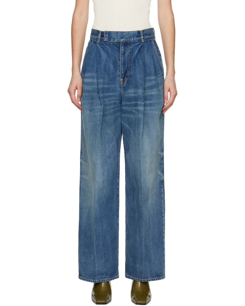 Undercover Blue Two-Tuck Jeans L.b.indigo