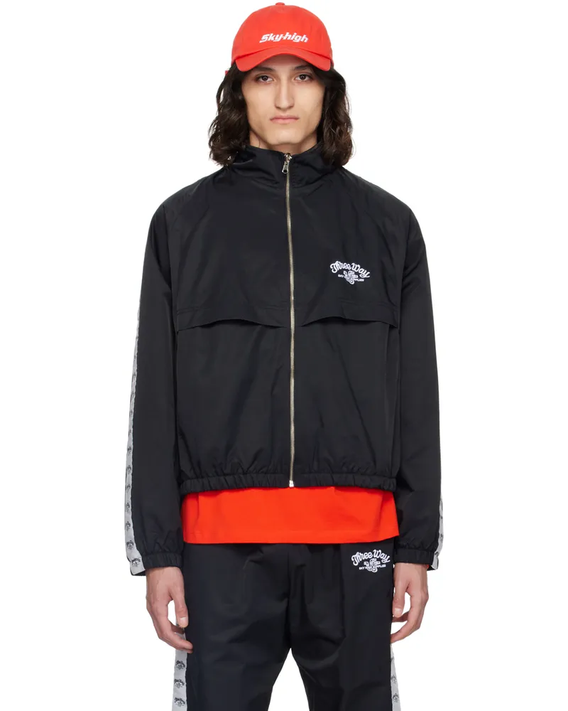 Sky High Farm Workwear Black Zip Track Jacket Black