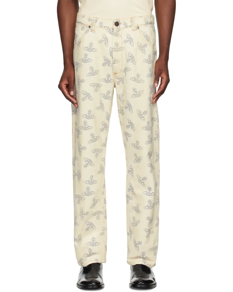 Vivienne Westwood Off-White Ranch Jeans Aw24-off