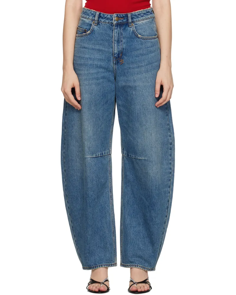 ksubi Blue Barrel Jeans Denim