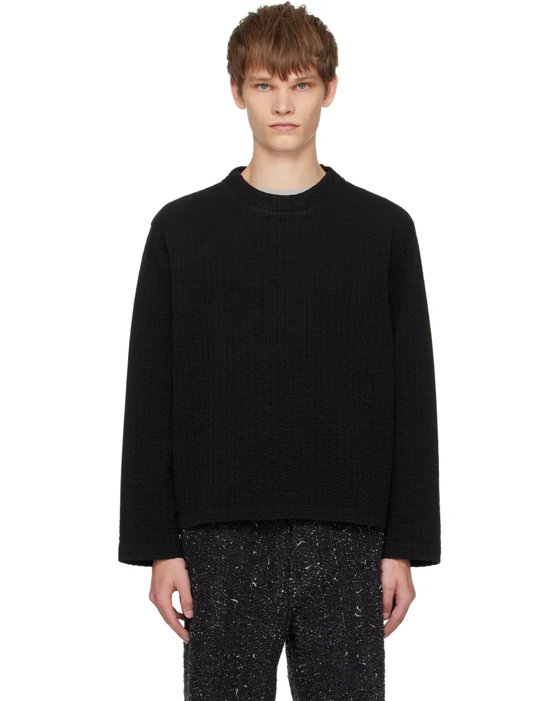 Craig Green Black Embroidered Linestitch Smock T-shirt Black