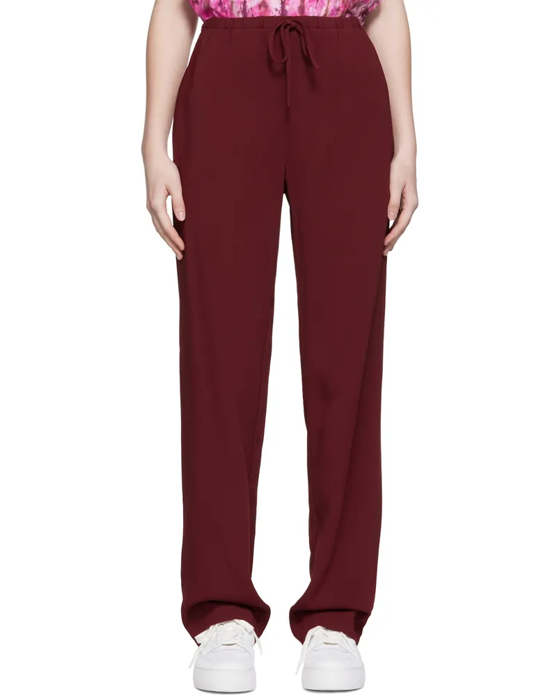 AMI Paris Red Palazzo Trousers 610