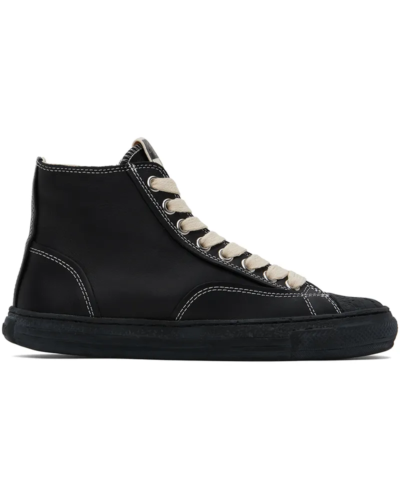MIHARAYASUHIRO Black Past High-Top Sneakers Blk