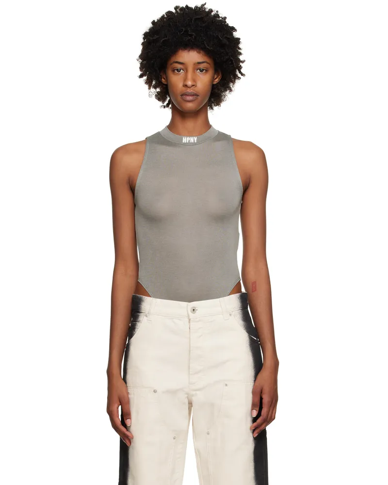 Heron Preston Gray 'HPNY' Bodysuit Grey