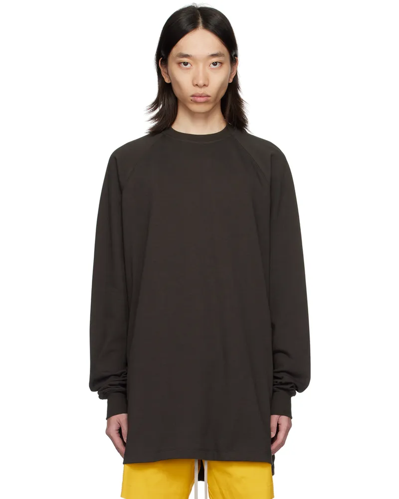 Rick Owens Gray Porterville Baseball Sweatshirt 78
