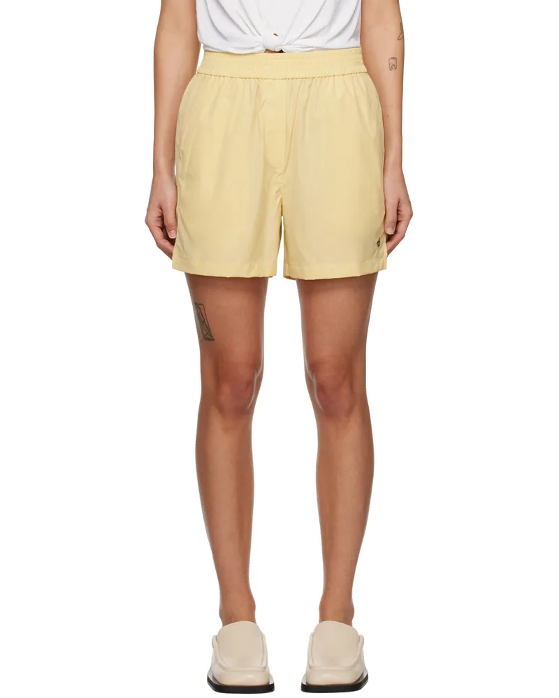 Rag & Bone Yellow Emma Shorts Yellow