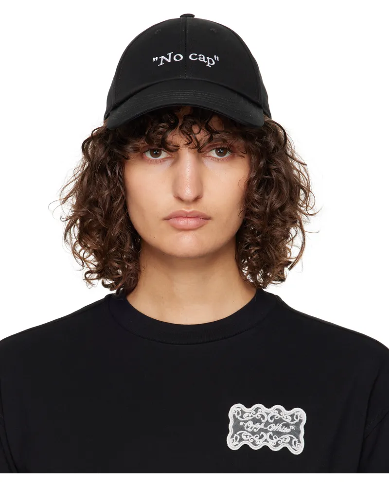 OFF-WHITE Black 'No Cap' Cap Black