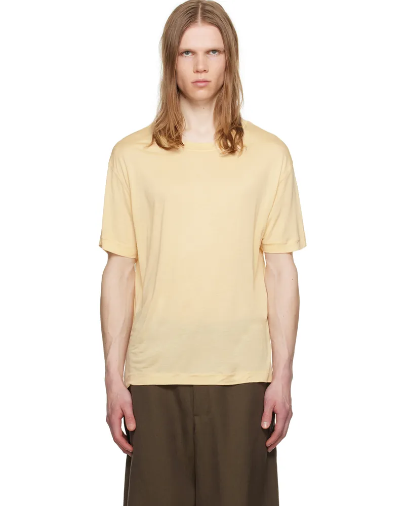 Christophe Lemaire Orange Soft T-Shirt Ye504