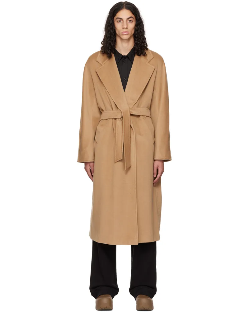 Max Mara Tan Madame Coat 001