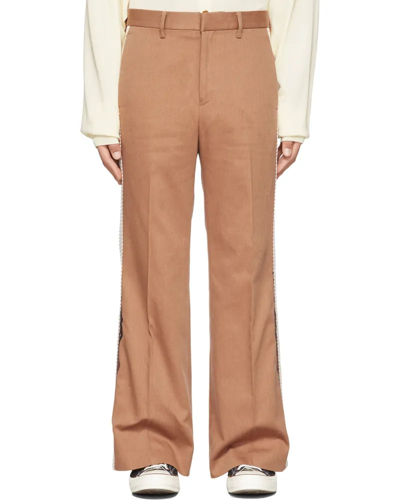 Doublet Brown Organic Chaos Trousers Brown
