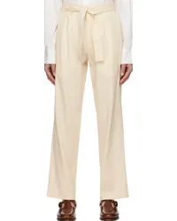 COMMAS Beige Tailored Trousers Cream