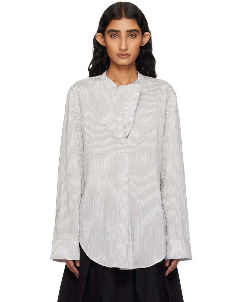 Studio Nicholson Gray Pampa Blouse Chalk