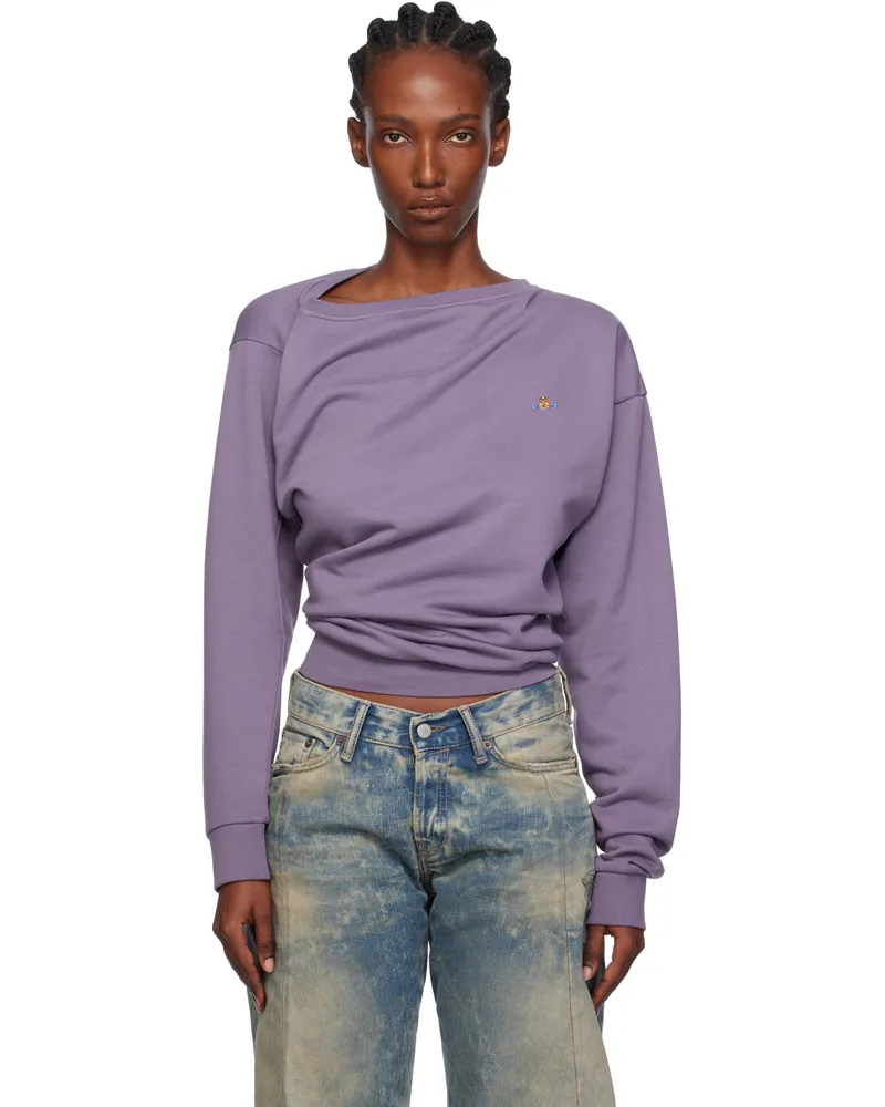Vivienne Westwood Purple Hebo Sweatshirt K405