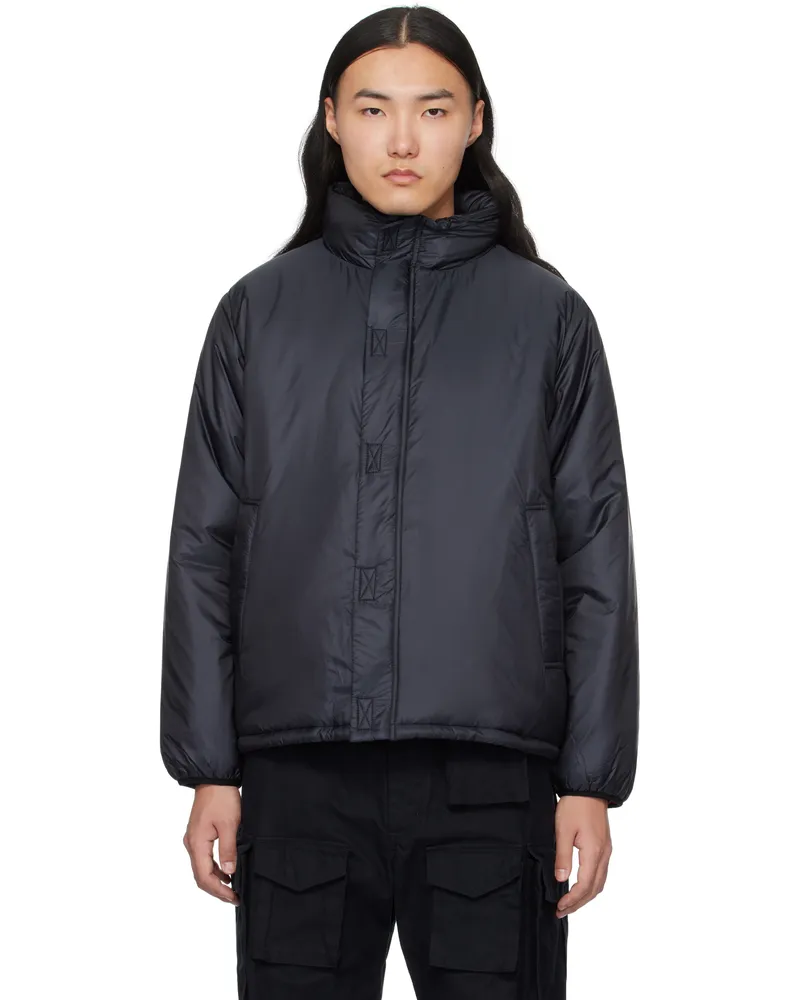 Beams Plus Black MIL Puff Ver.2 Ripstop Jacket Black19