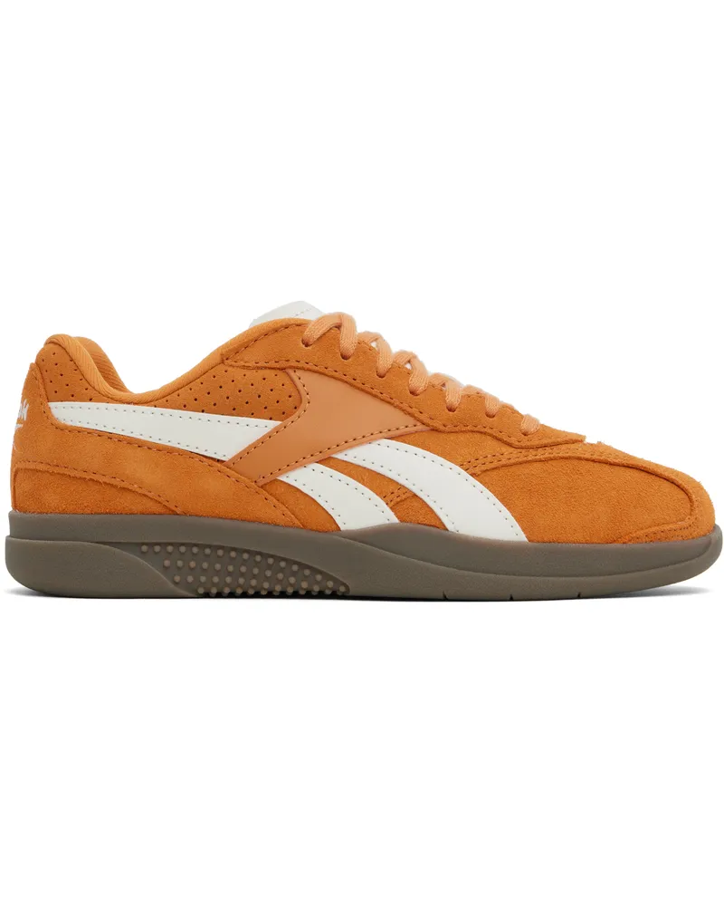 Reebok Orange & White Hammer Street Sneakers Sunbaked