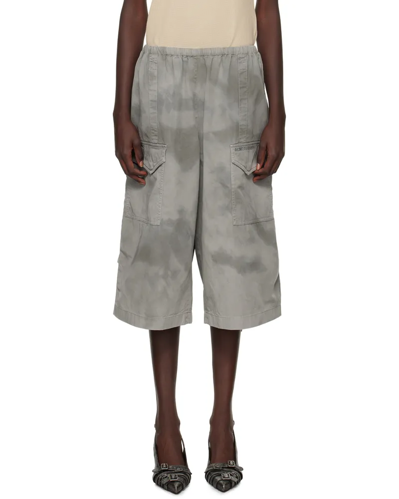 Acne Studios Gray Cargo Shorts Dlh