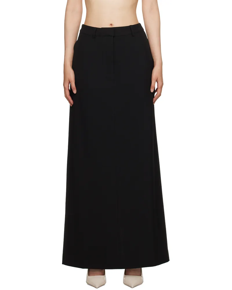 Beaufille Black Minter Midi Skirt Black