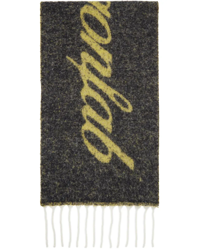 Egonlab Black & Yellow Egonic Scarf Black