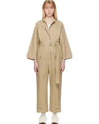 Max Mara Tan Fasto Jumpsuit Colonial