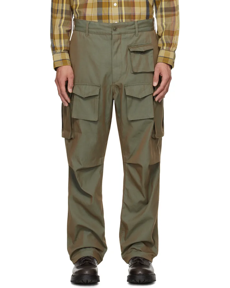 Engineered Garments Khaki FA Cargo Pants Eu007