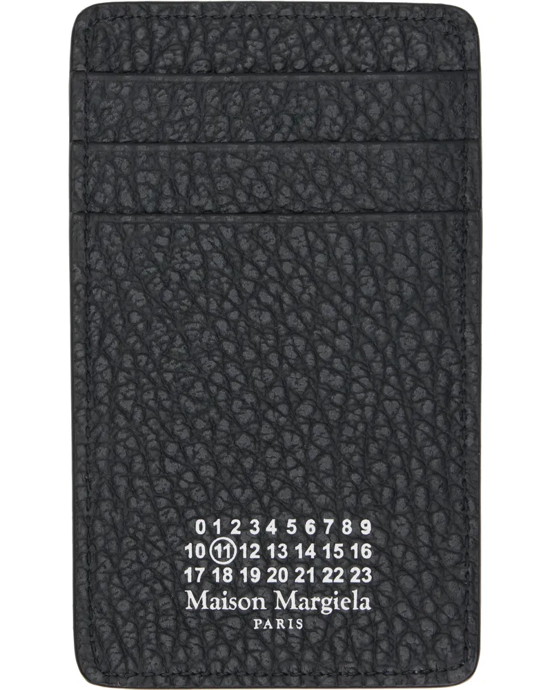 Maison Margiela Black Vertical Card Holder T8013
