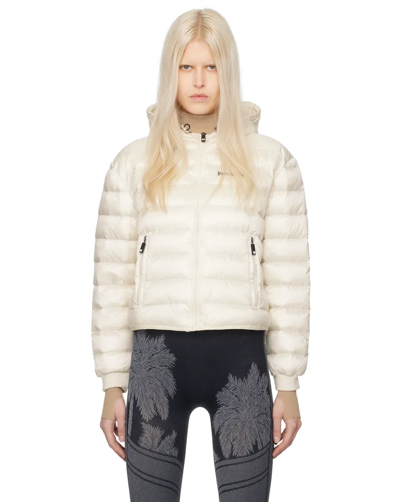 Palm Angels Off-White Classic Down Jacket Off