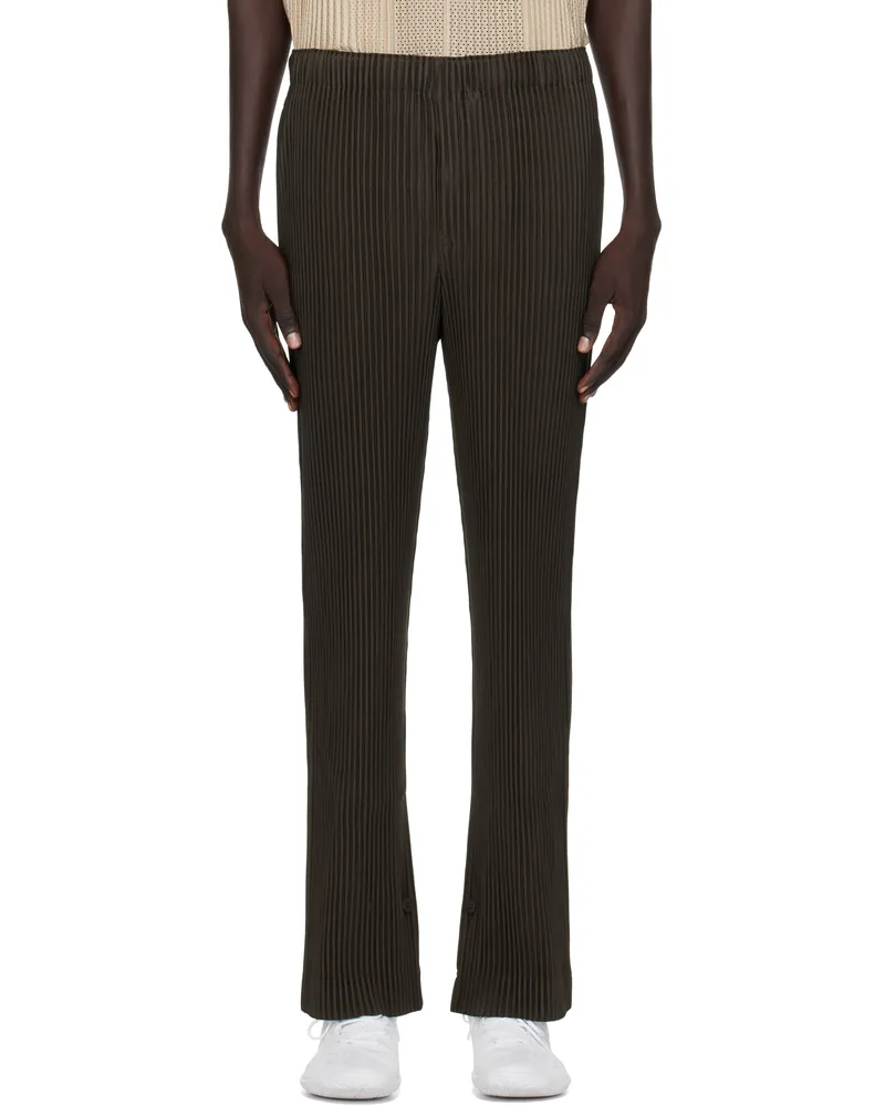 Issey Miyake Brown Monthly Color June Trousers 46-mud
