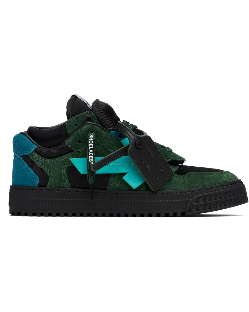 OFF-WHITE Black & Blue Floating Arrow Sneakers Black