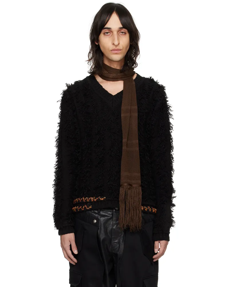 Andersson Bell Black Wings Sweater Black