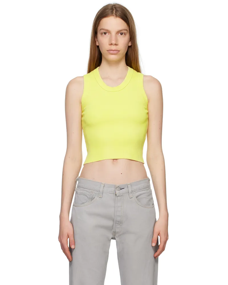 NotSoNormal SSENSE Exclusive Yellow Tank Top Neon