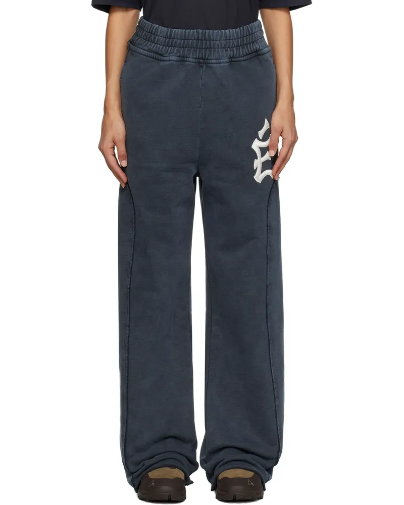 Études Studio Navy 'The City' Loose Sweatpants Navy